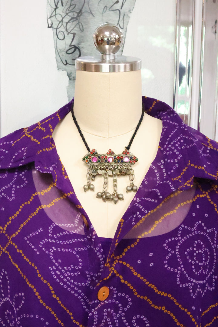 Afghani Collection: Thread Necklace/Choker [12366]