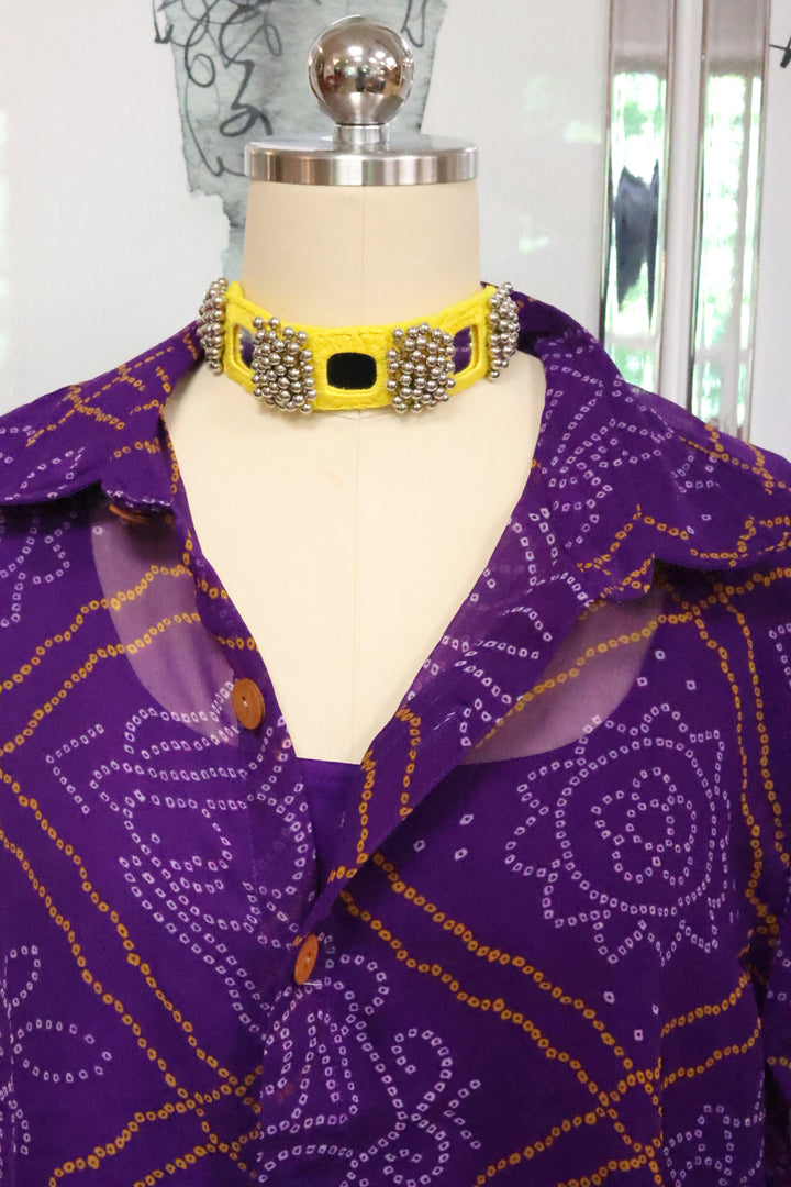 Navratri Collection: Fabric Choker [12360]