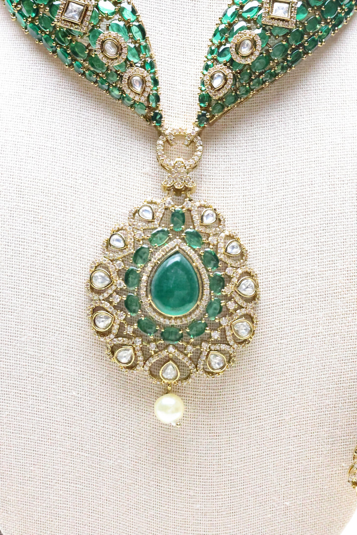Statement Ruby/Emerald Necklace [12570]