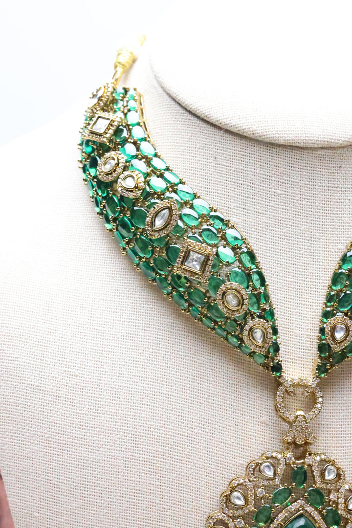 Statement Ruby/Emerald Necklace [12570]