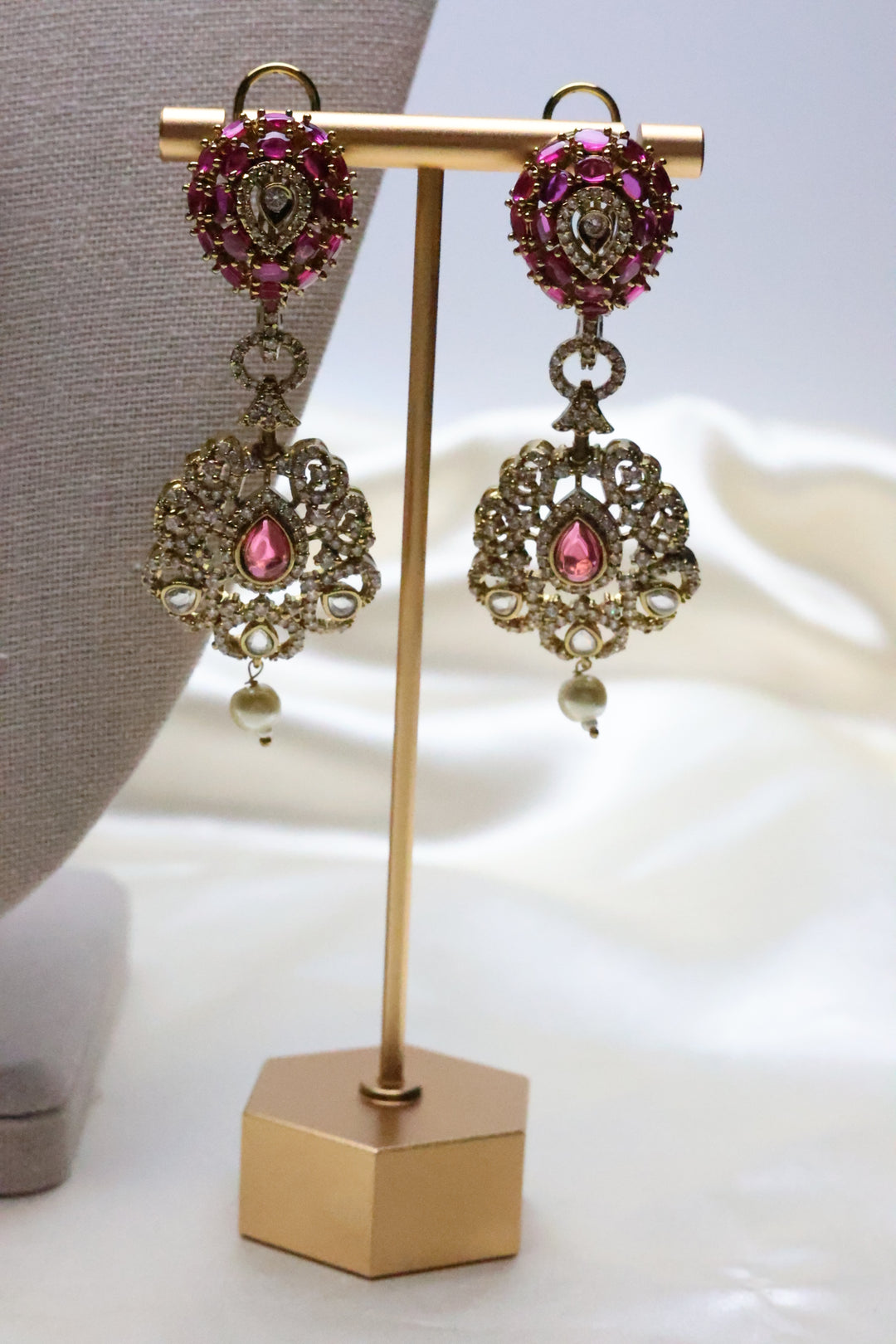 Statement Ruby/Emerald Necklace [12570]