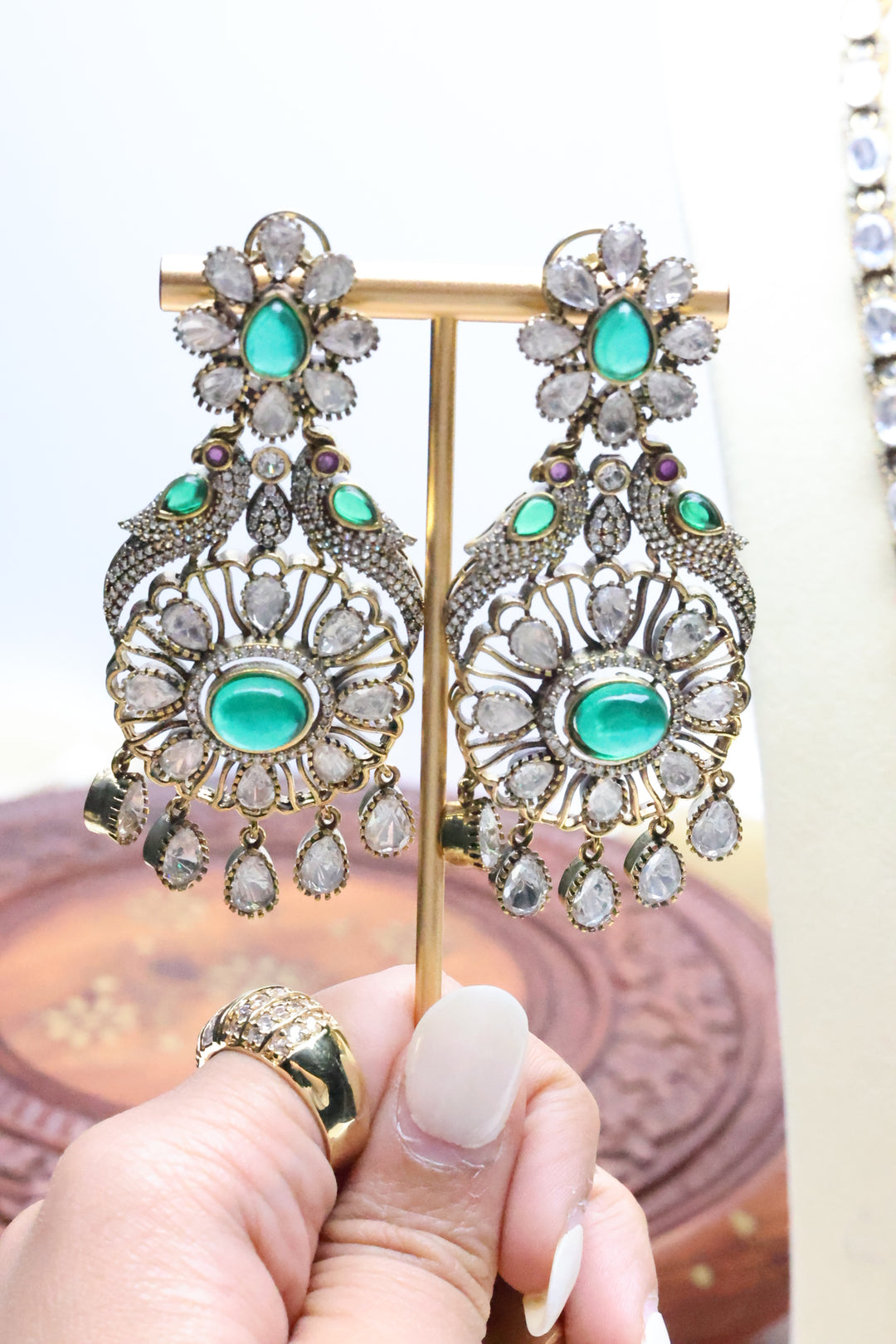 Moissanite Peacock Mala [12229]