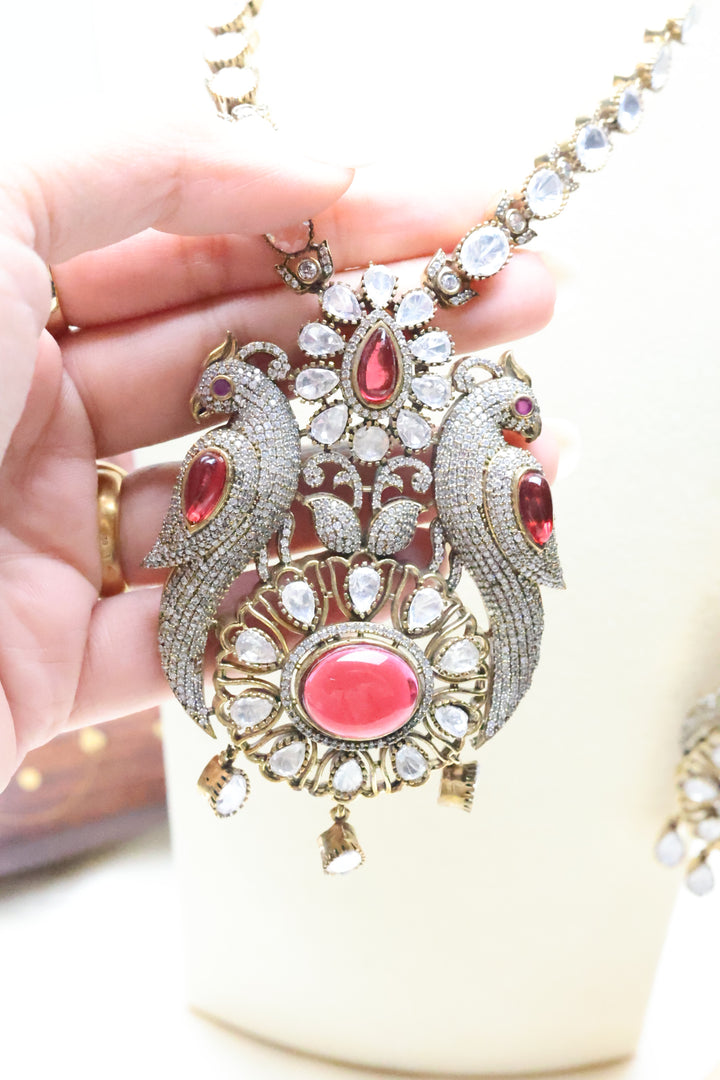 Moissanite Peacock Mala [12229]