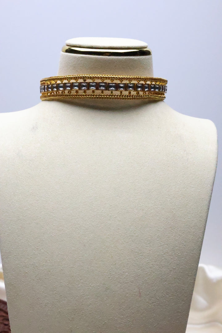 Jadau Kundan Choker (No Earring) [11705]