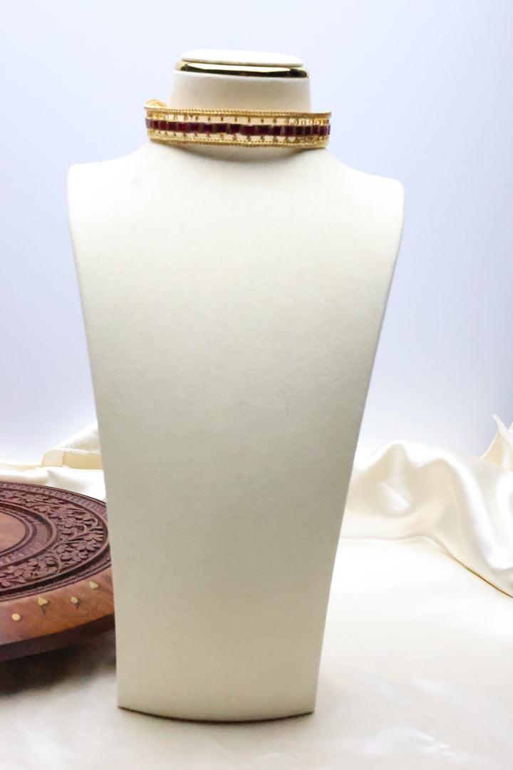 Jadau Kundan Choker (No Earring) [11705]