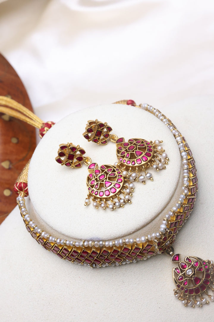 92.5 Silver Choker (68 gms) [12817]