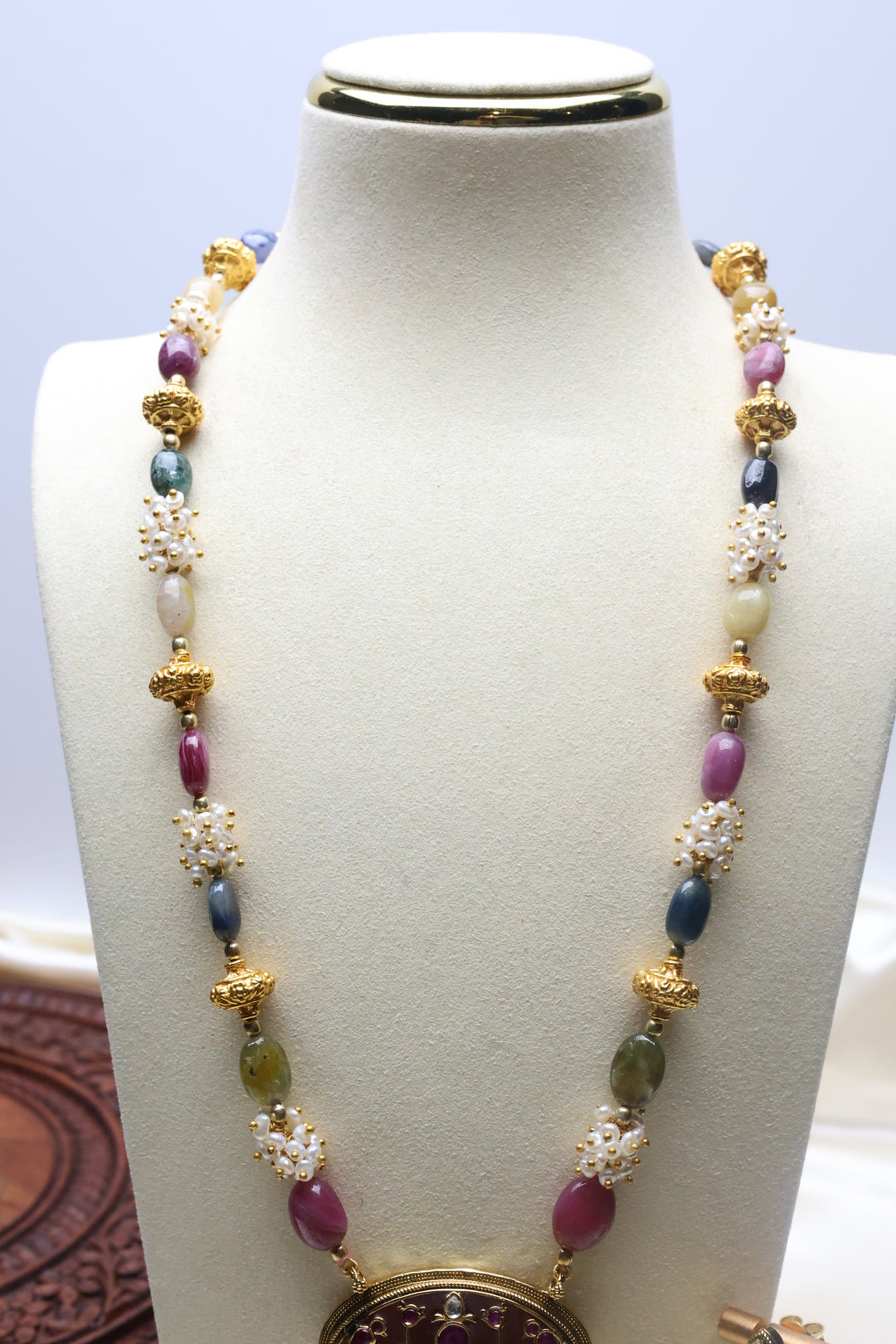 92.5 Silver East-West Oval Fusion Mala (102 gms) [12520]