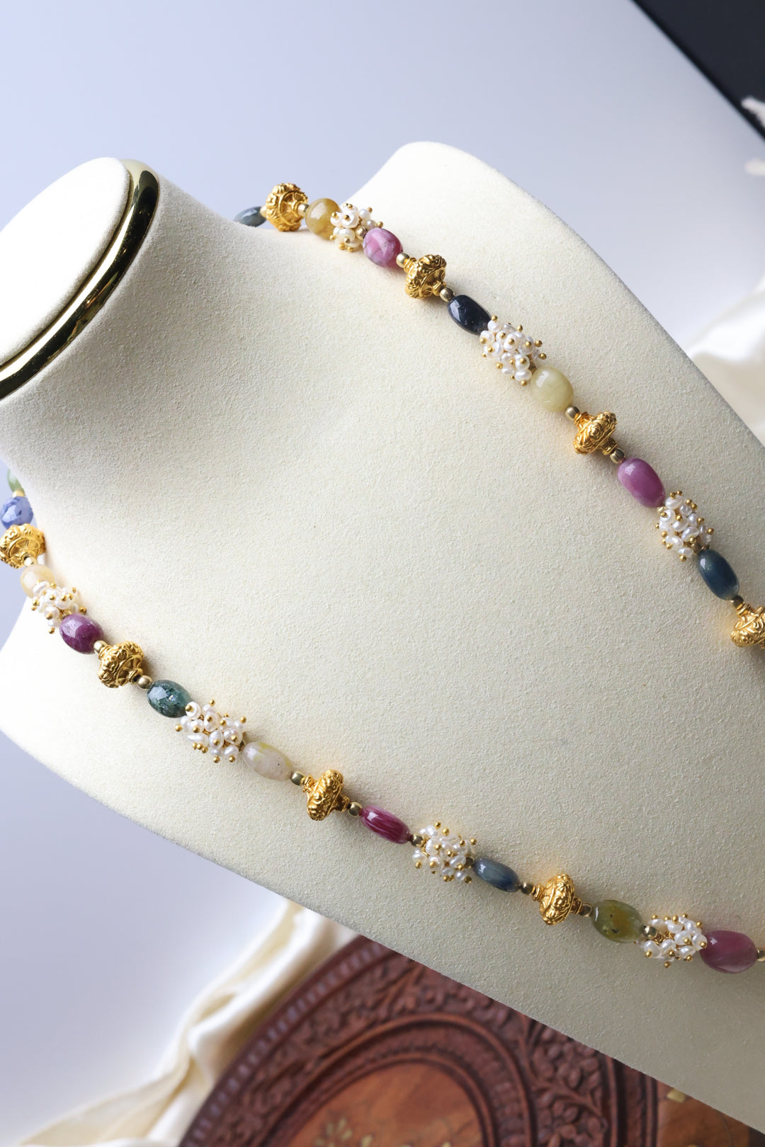 92.5 Silver East-West Oval Fusion Mala (102 gms) [12520]