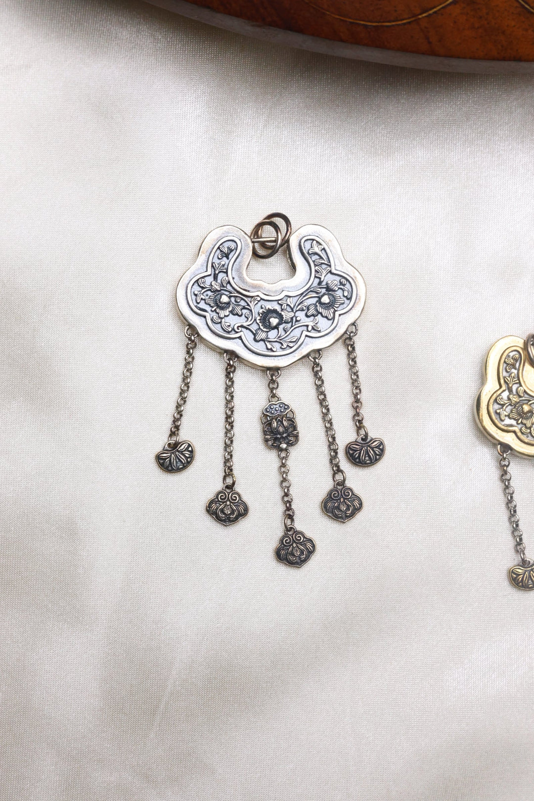 92.5 Silver Two in one Italian Pendant (16.25) [12091]