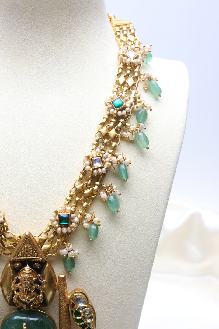 92.5 Silver Fusion Mala Only (164 gms) [12776]