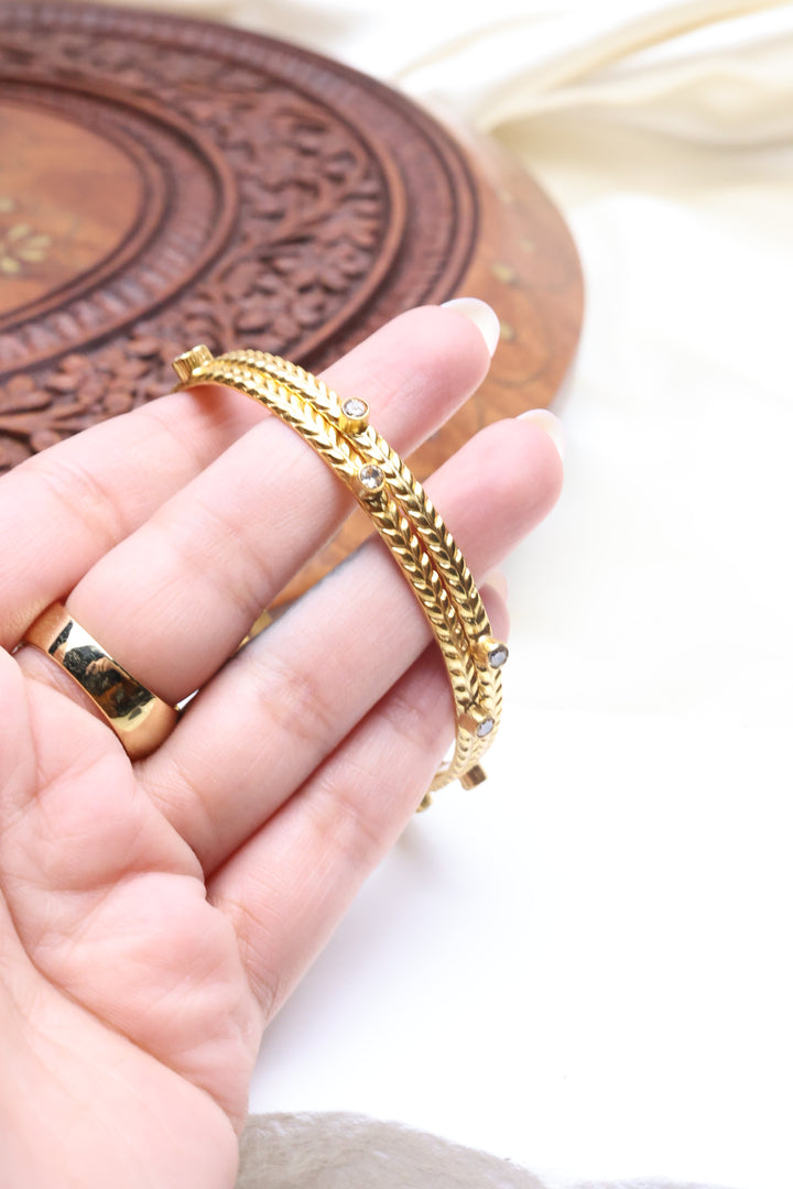 92.5 Silver Bangle (19 gms) [12517]