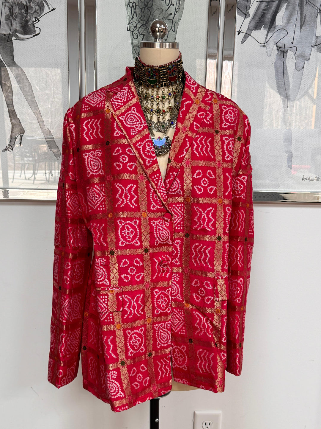 Short Gharchola Blazer