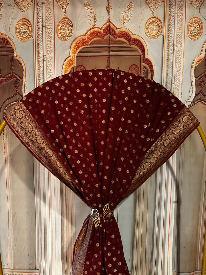 Banarasi Kaddi Georgette Saree [11864]