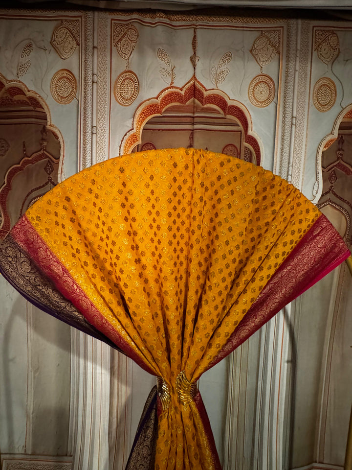 Banarasi Kaddi Georgette with Double Border [11865]