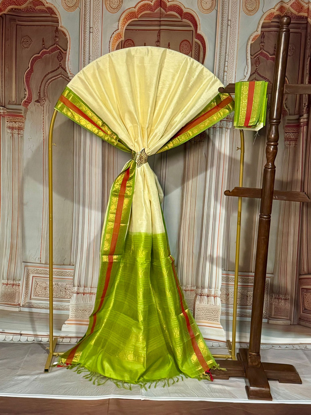 Kuppadam Silk Saree (Plain) [12184]