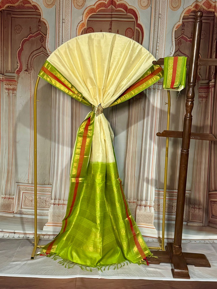 Kuppadam Silk Saree (Plain) [12184]