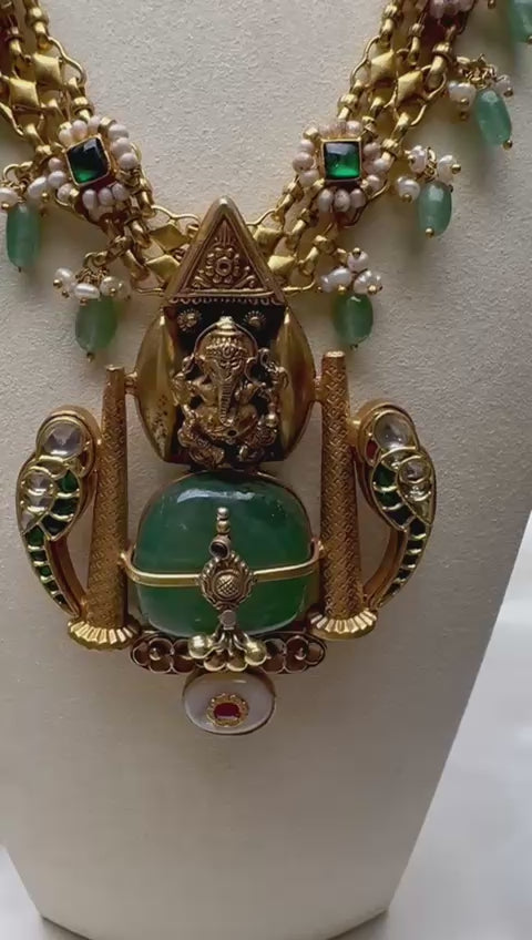 92.5 Silver Fusion Mala Only (164 gms) [12776]