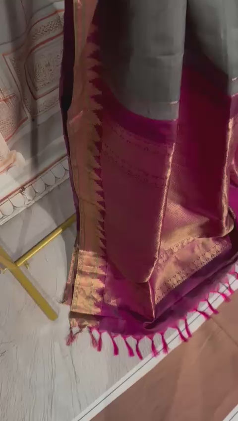 Pure Hand Woven Exclusive Kanjeevaram Saree [9938]