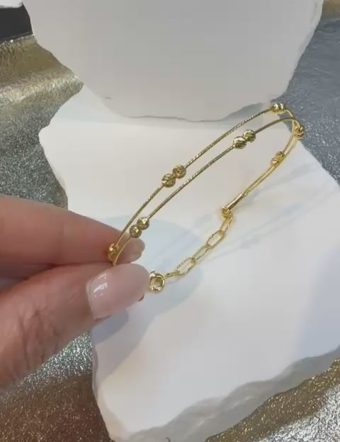 92.5 Silver Dainty Collection: Dainty Bracelet (Fits 2.4-2.8) [13591]