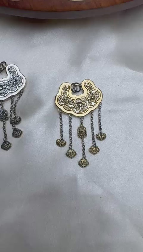 92.5 Silver Two in one Italian Pendant (16.25) [12091]