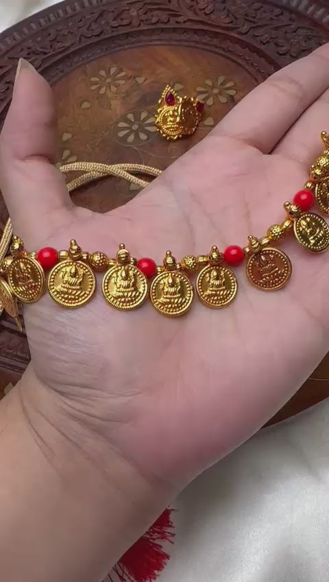 Temple Coin Necklace Set [12026]