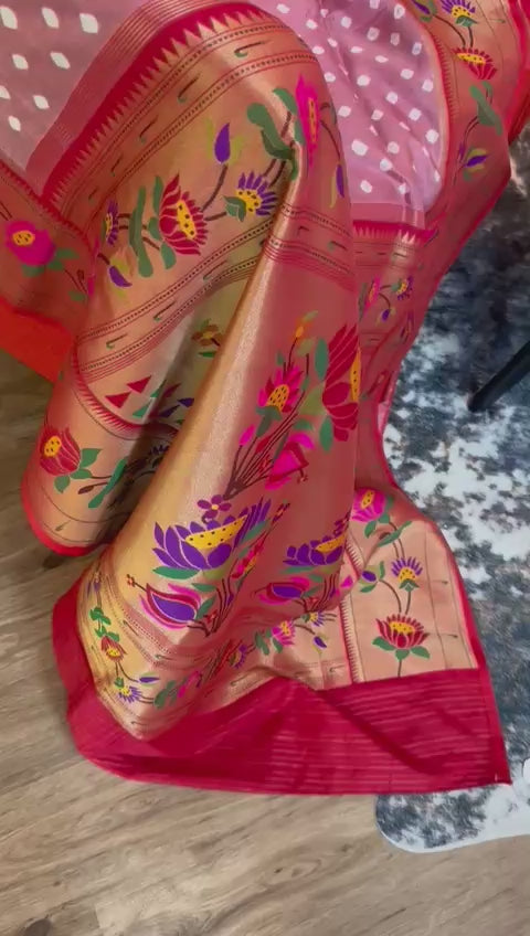 Bandhini Paithani Silk Saree [12673]