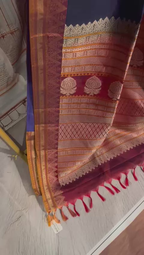 Premium Kanjeevaram with Zari Threadwork [9943]